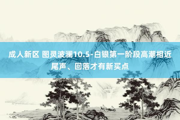 成人新区 图灵波澜10.5-白银第一阶段高潮相近尾声、回落才有新买点