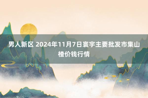 男人新区 2024年11月7日寰宇主要批发市集山楂价钱行情